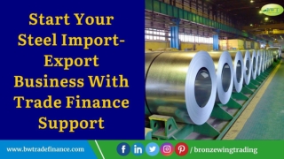 Steel Imports and Exports | Trade Finance | Import Export Business Ideas