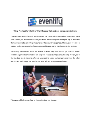 event software