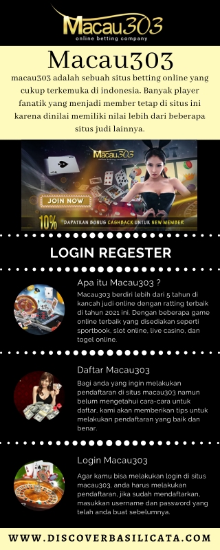 Macau303 - Daftar Macau303 - Link Alternatif Macau 303 - Login Macau303