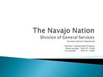 The Navajo Nation Division of General Services