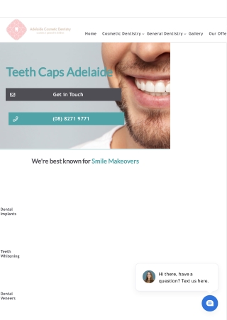 Teeth Caps Adelaide