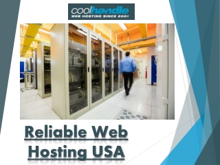Reliable Web Hosting USA