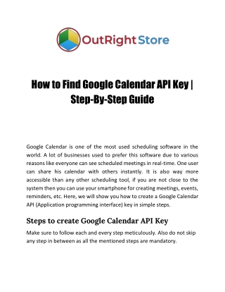An ultimate guide on Google Calendar API