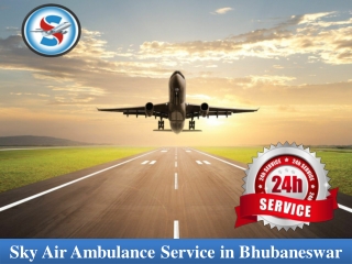 Obtain Air Ambulance from Bhubaneswar with Top-Level Medical Services