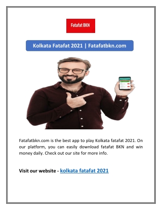 Kolkata Fatafat 2021 | Fatafatbkn.com