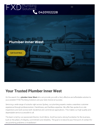 Plumber inner west