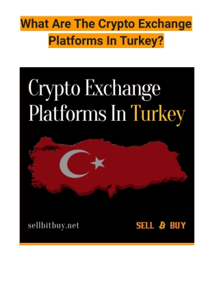 What Are The-Crypto Exchange Platforms In Turkey?