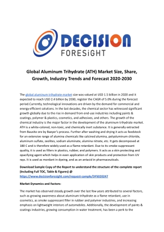 Global Aluminum Trihydrate (ATH) Market.docx