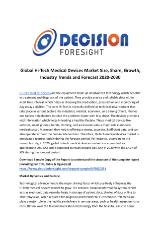 Global Hi-Tech Medical Devices Market.docx