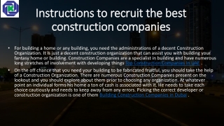 Top Construction Companies In UAE