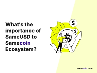 What’s the importance of SameUSD to Samecoin Ecosystem