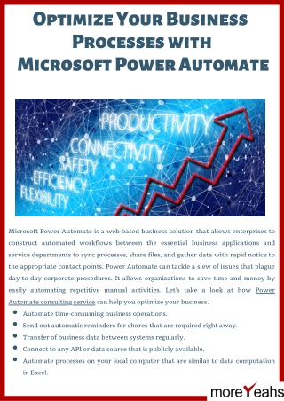 Optimize Your Business Processes with Microsoft Power Automate