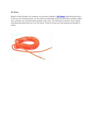 Air-Hoses