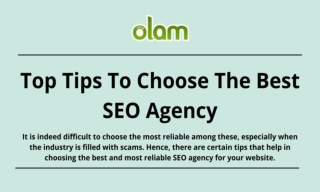 Top Tips To Choose The Best SEO Agency