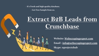Extract B2B Leads from Crunchbase