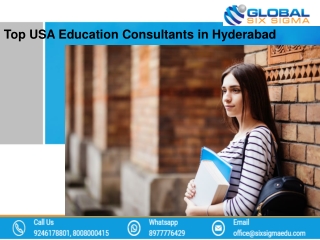 Top USA Education Consultants in Hyderabad | Global Six Sigma