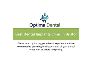 Best Dental Implants Clinic in Bristol  - optimadentaloffice.com