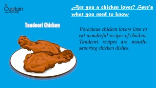 Tandoori chicken in Surrey