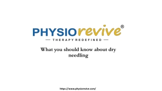 What you should know about dry needling