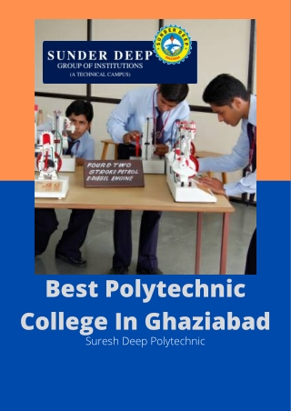 Government Polytechnic Ghaziabad | Polytechnic college near me