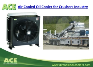 Air Cooled Oil Cooler for Crushers Industry