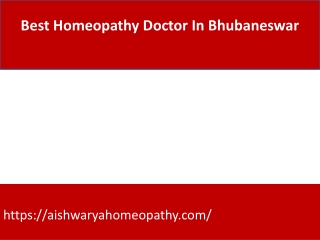 Best Homeopathy Doctor In Bbsr