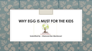 Why Egg Is Must For The Kids