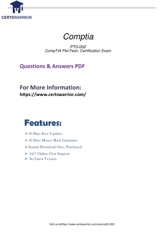 CompTIA PT0-002 Practice Exam Questions