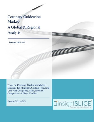 Coronary Guidewires Market hare, Trends, Analysis and Forecasts, 2021 - 2031