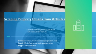 Scraping Property Details from Websites