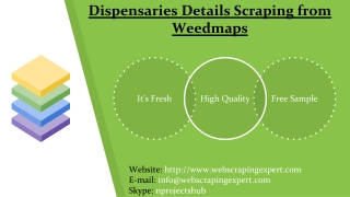 Dispensaries Details Scraping from Weedmaps