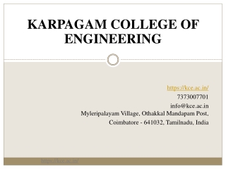 Top engineering colleges in coimbatore