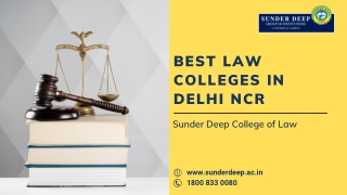 BA LLB Colleges in Ghaziabad | Best Law Colleges in Delhi NCR | Sunder Deep Coll