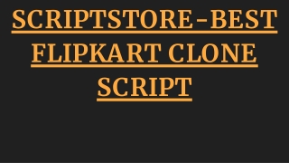 Best Flipkart clone-scriptstore