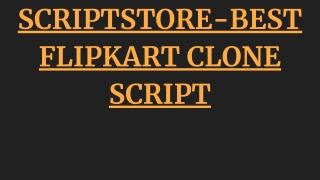 Best Flipkart clone-scriptstore