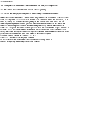 Animation Studio PDF