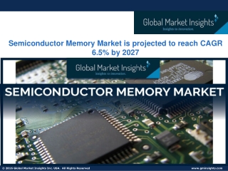 Semiconductor Memory Market Statistics 2021 | Trend & Growth Forecast To 2027