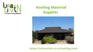 Roofing Material Supplier