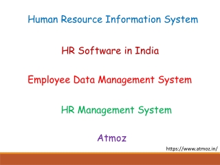 Atmoz - Human Resource Information System | Employee Data Management