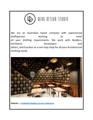 Online architectural drafting service in Melbourne  Wingdesignstudio.com