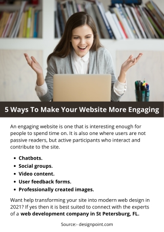5 Ways To Make Your Website More Engaging