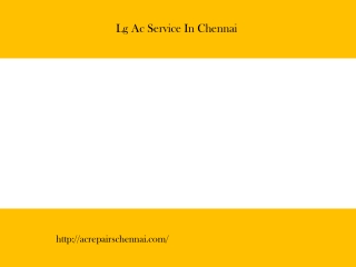 LG ac service in Chennai