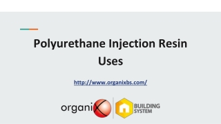 Polyurethane Injection Resin Uses