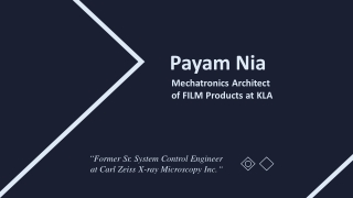 Payam Nia - A Highly Collaborative Professional