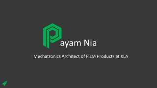 Payam Nia - Possesses Great Communication Skills