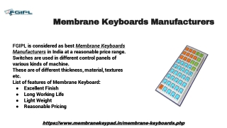 Best Membrane Keyboards Manufacturers in India