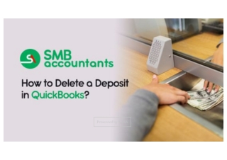 How to Delete a Deposit in QuickBooks?
