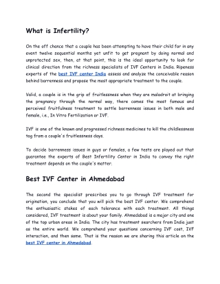 Best IVF Center in Ahmedabad _ IVF Cost in Ahmedabad - Vinsfertility