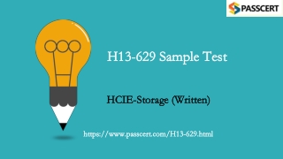 2021 Update HCIE-Storage (Written) H13-629 Real Dumps