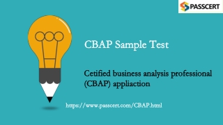 Cetified business analysis professional (CBAP) Real Dumps